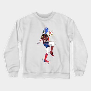 Soccer Player Crewneck Sweatshirt